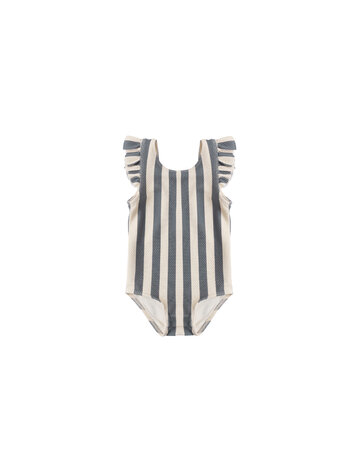 QUINCY MAE Retro Stripe Baby Swimsuit