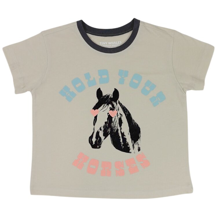 TINY WHALES Hold Your Horses Tee