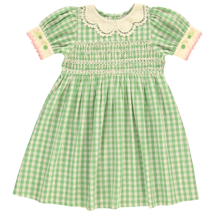 BEBE ORGANIC Tilia Gingham Dress