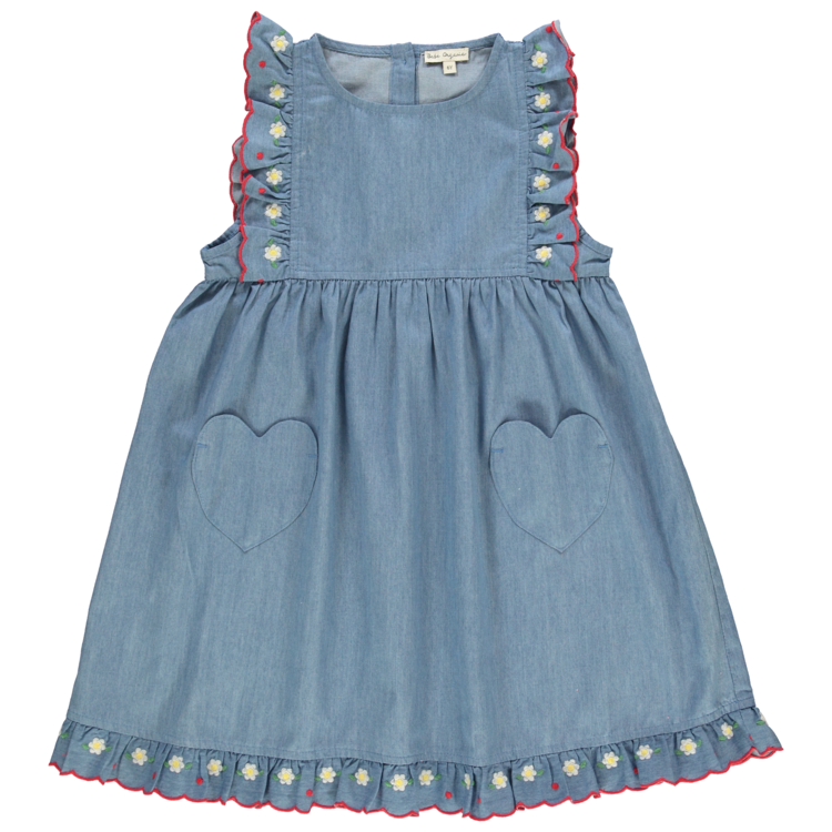 BEBE ORGANIC Lana Apron Dress