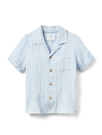 LITTLE PAPER KIDS Graham Button Down