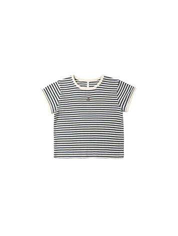 RYLEE AND CRU Stripe Pointelle Tee