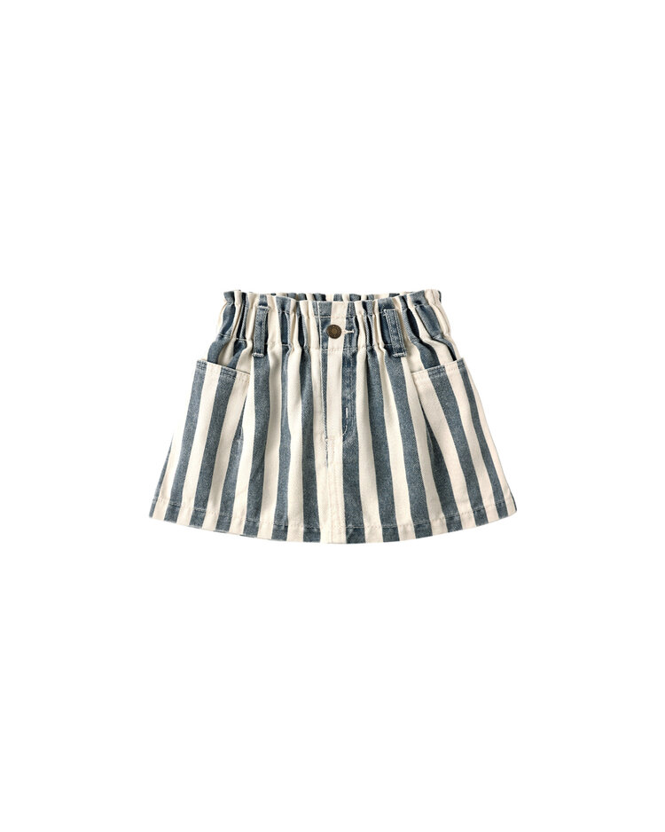 RYLEE AND CRU Denim Stripe Mini Skirt