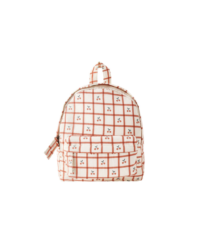 RYLEE AND CRU Mini Backpack - Cherry Check