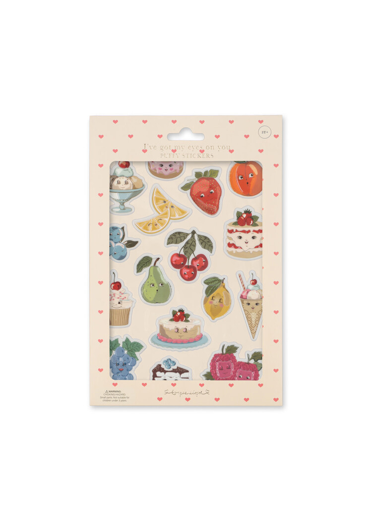 KONGES SLOJD Puffy Stickers - Fruity