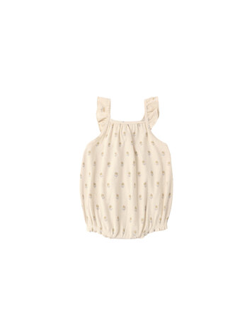 QUINCY MAE Ribbed Ruffle Buttercup Romper