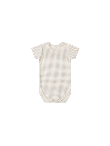 QUINCY MAE Gingham Bamboo Bodysuit