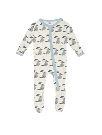 KICKEE PANTS Rainy Day Platypus 2 Way Zipper