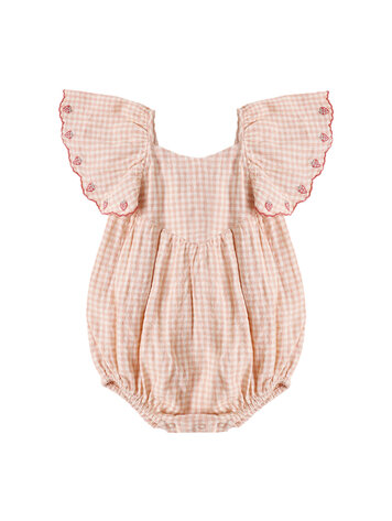 RYLEE AND CRU Roxy Gingham Romper