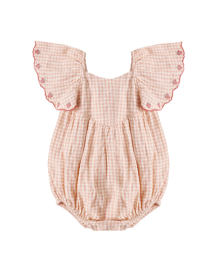 RYLEE AND CRU Roxy Gingham Romper