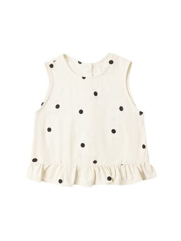 RYLEE AND CRU Oceanside Polka Dot Top