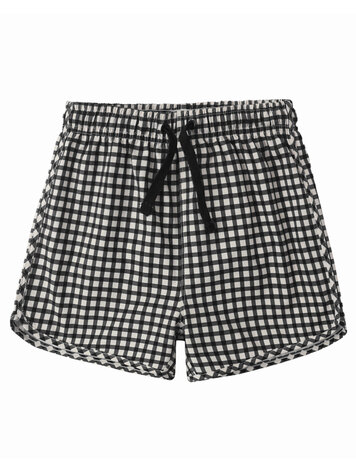 RYLEE AND CRU Gingham Boy Swim Trunk