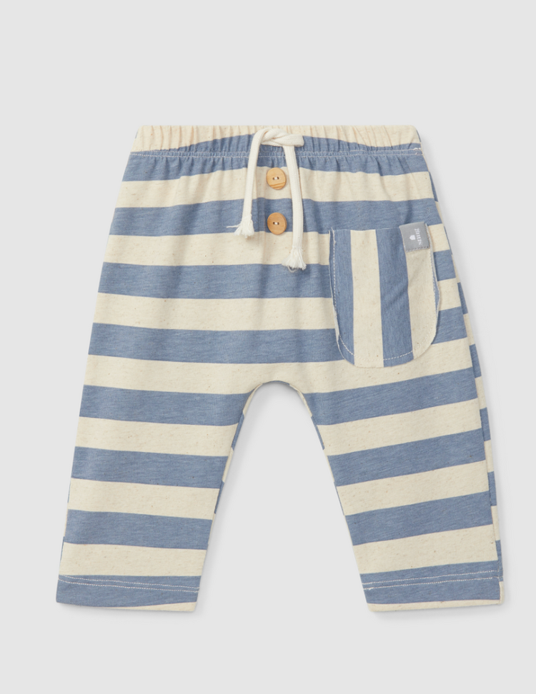 SNUG Striped Baby Pants With Pocket