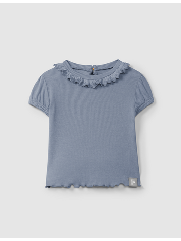 SNUG Ribbed Baby Top With Collar