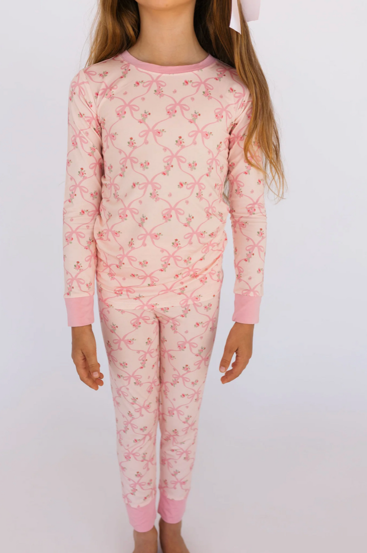 IN MY JAMMERS Rosie Bow Two Piece Set