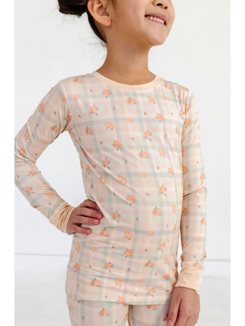 IN MY JAMMERS Frankie Plaid Two Piece Set