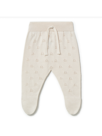 LI + ME Patterned Knit Footie