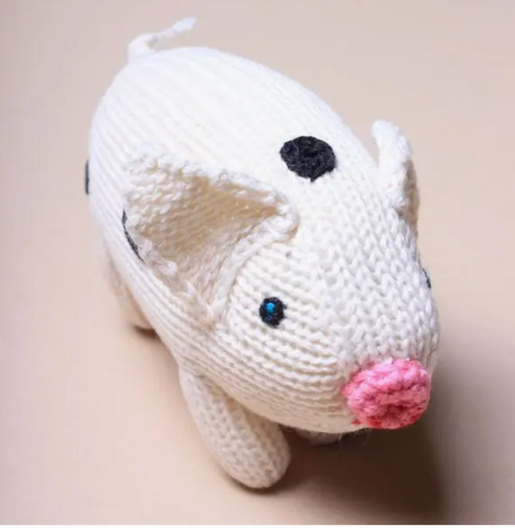 ESTELLA Baby Pig Rattle
