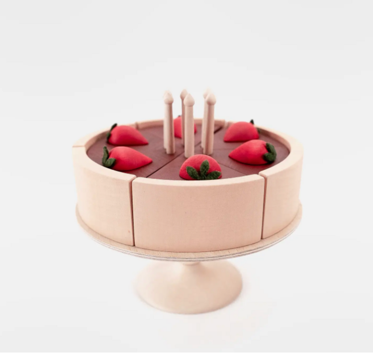 SABO CONCEPT Cake On A Stand - Chocolate
