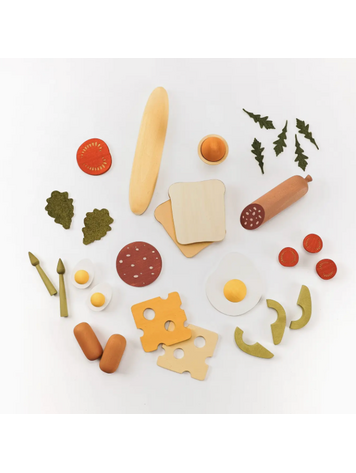 SABO CONCEPT Play Food Set | Breakfast