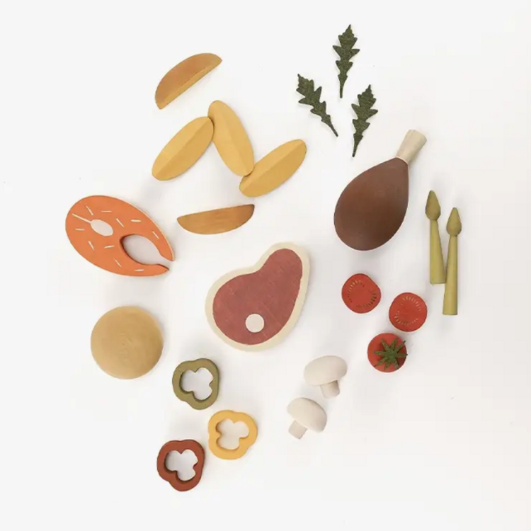 SABO CONCEPT Play Food Set | Dinner