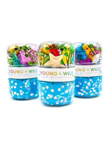 YOUNG + WILD AND FRIEDMAN Ocean Grab & Go Dough Jar