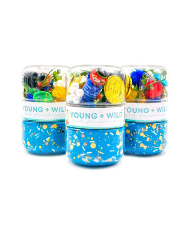YOUNG + WILD AND FRIEDMAN Pirate Grab & Go Dough Jar