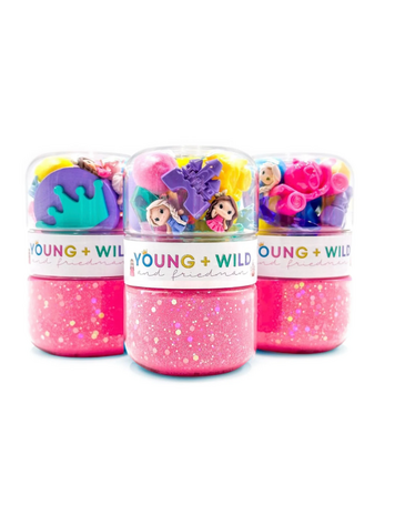 YOUNG + WILD AND FRIEDMAN Princess Grab & Go Dough Jar