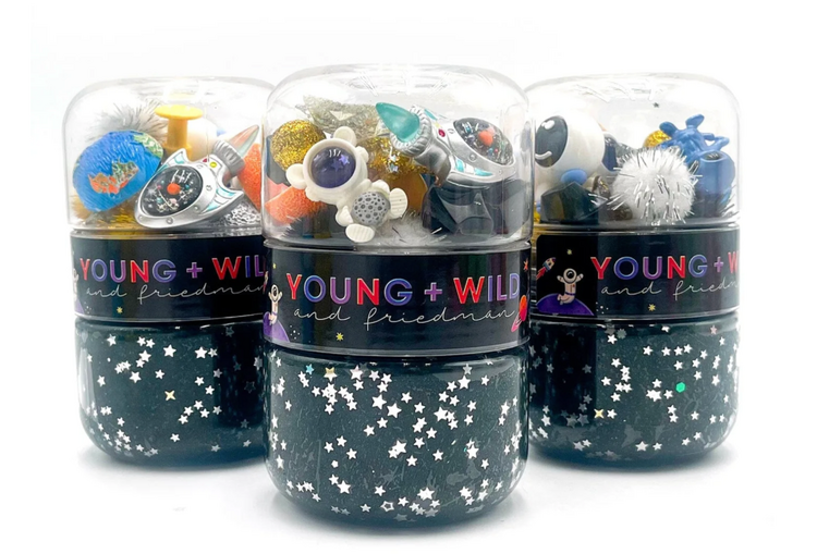YOUNG + WILD AND FRIEDMAN Space Grab & Go Dough Jar