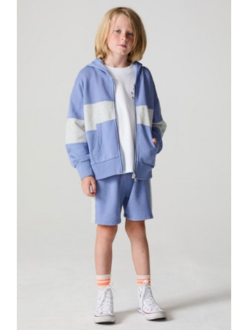 CHASER Paxton Color Block Zip Up