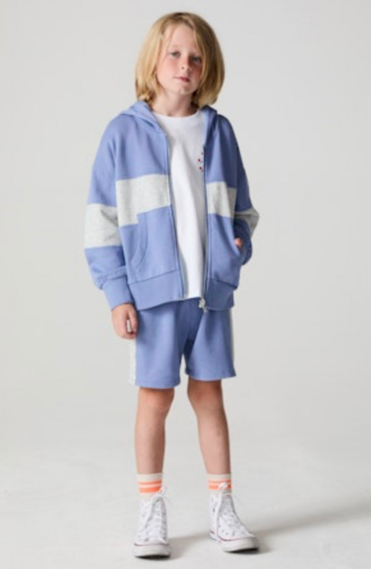 CHASER Paxton Color Block Zip Up