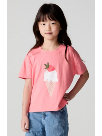 CHASER Strawberry Ice Cream Tee