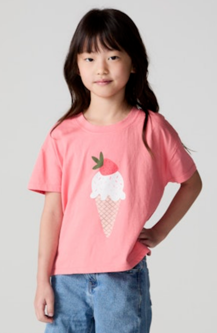 CHASER Strawberry Ice Cream Tee