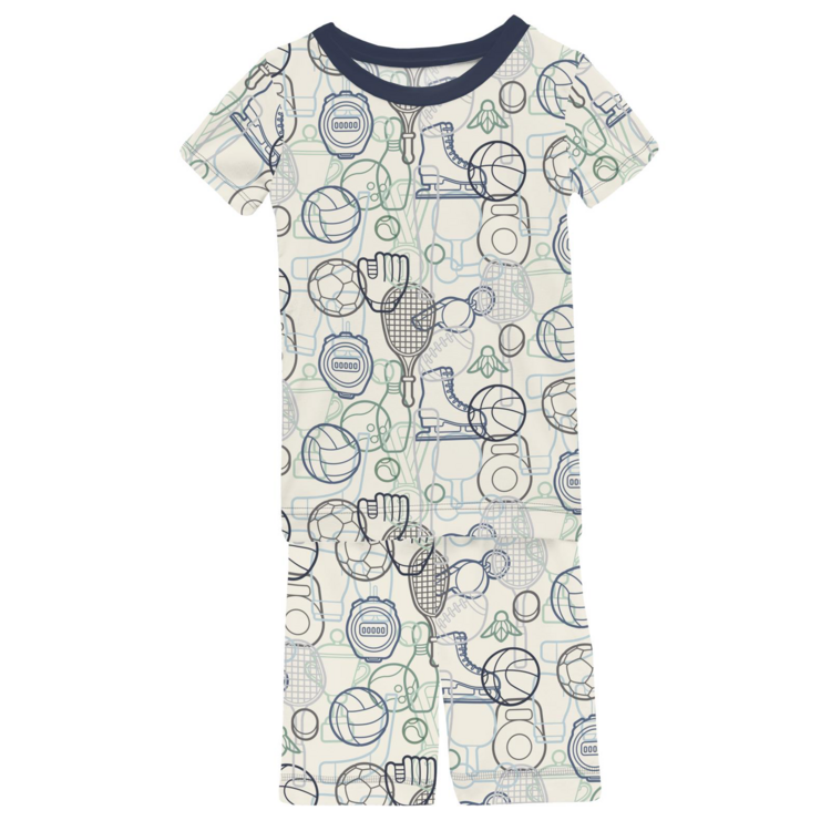 KICKEE PANTS Sports Gear Shorts Set