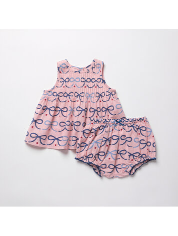 PINK CHICKEN Jaipur 2 Piece Bows Set
