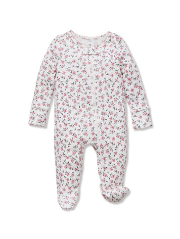 PETITE PLUME Floral Pointelle Romper