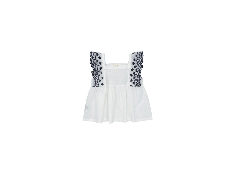 ZHOE + TOBIAH Embroidered Girl Top