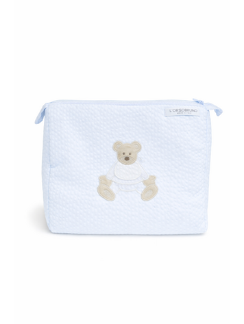 LORSOBRUNOBABY Fabric Pouch - Light Blue