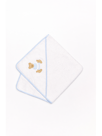 LORSOBRUNOBABY Baby Bathrobe - Light Blue