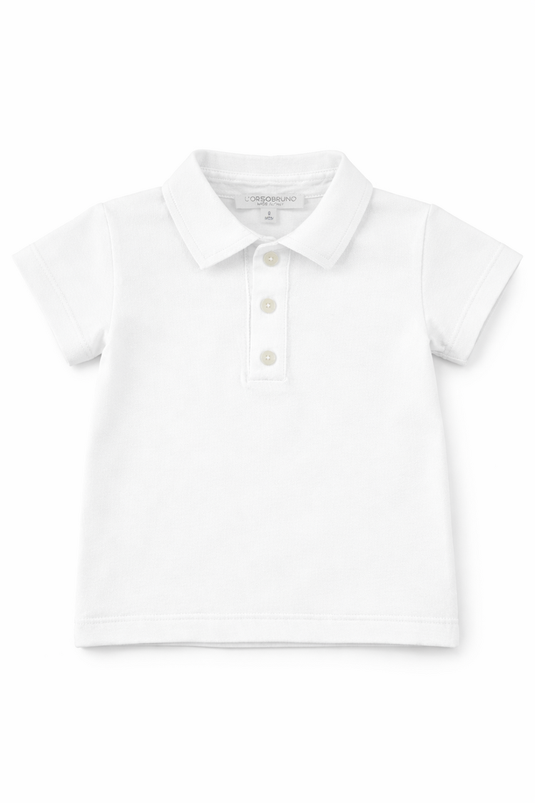 LORSOBRUNOBABY Cotton Knit Polo