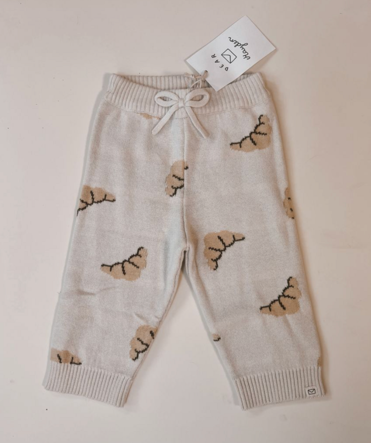 DEAR HAYDEN Croissant Knit Joggers