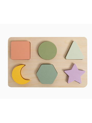 PEARHEAD Wooden Shapes Puzzle