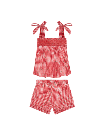 MINNOW Smocked Top Short Set
