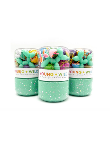 YOUNG + WILD AND FRIEDMAN Birthday Grab & Go Dough Jar