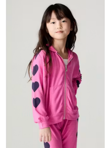 CHASER Big Love Zip Up Hoodie