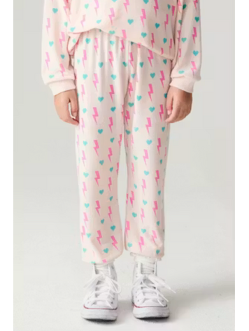 CHASER Bolt Hearts Pants