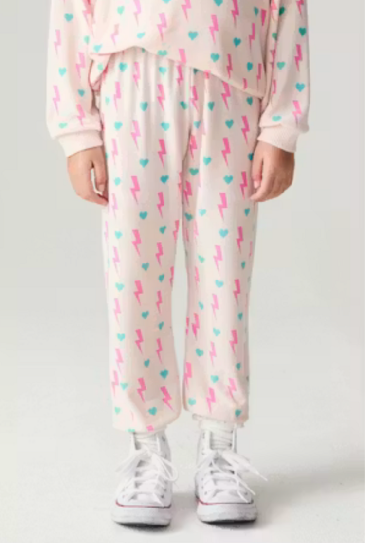 CHASER Bolt Hearts Pants