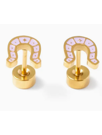 PIP POP POST Horseshoe Earrings