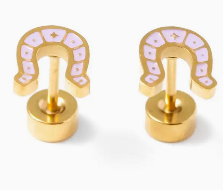 PIP POP POST Horseshoe Earrings