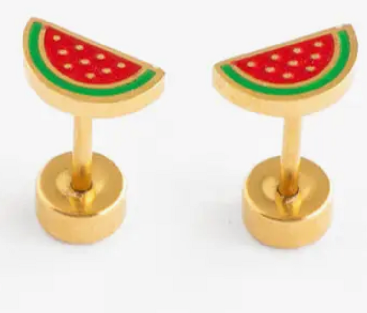 PIP POP POST Watermelon Earrings